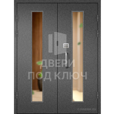 Остекленная подъездная входная дверь ДПК-13758